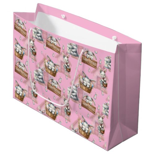 Happy Easter Bunny Large Gift Bag