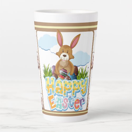 Happy Easter Bunny  Latte Mug
