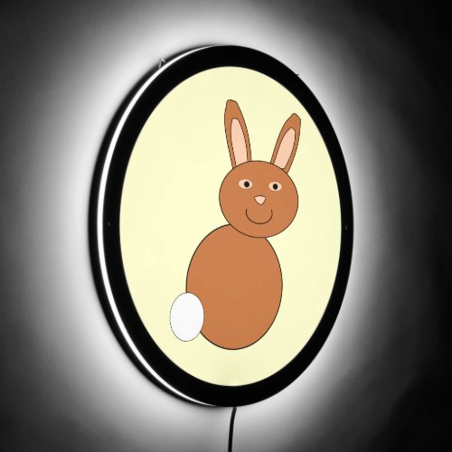 Happy Easter Bunny LED Sign