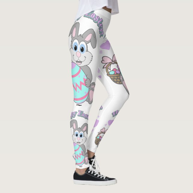 Happy Easter Bunny Leggings (Right)