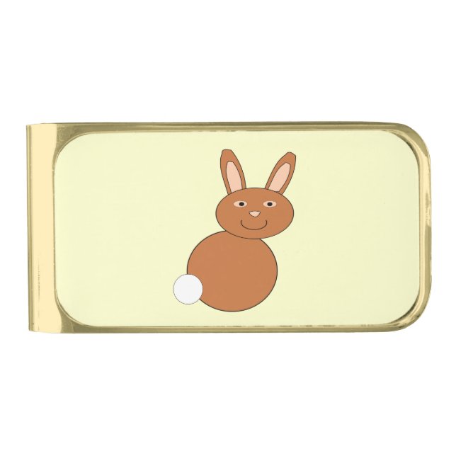 Happy Easter Bunny Money Clip (Front)