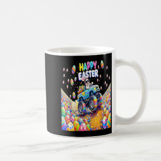 Happy Easter Bunny Monster Truck Eggs Boys Men Coffee Mug