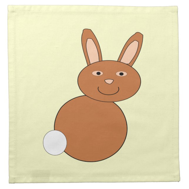 Happy Easter Bunny Napkin (Front)
