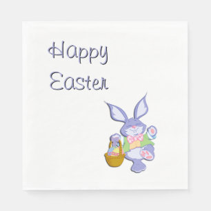 Happy Easter Bunny Napkins