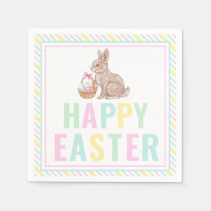 Happy Easter Bunny Napkins
