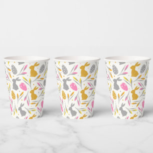 Happy Easter Bunny Paper Cups