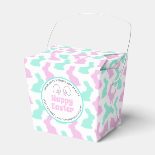 Happy Easter Bunny Party Favor Box