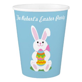 Happy Easter Bunny ~ Personalized Paper Cup