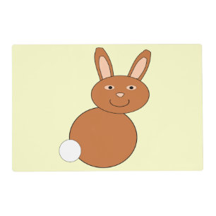 Happy Easter Bunny Personalized Paper Placemat