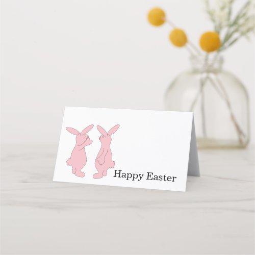 Happy Easter Bunny Place Cards