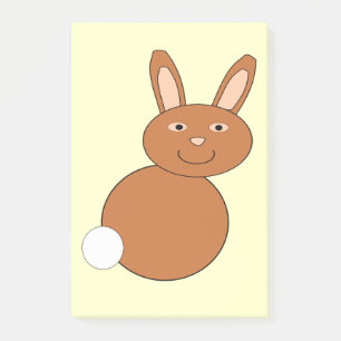 Happy Easter Bunny Post it notes Pad