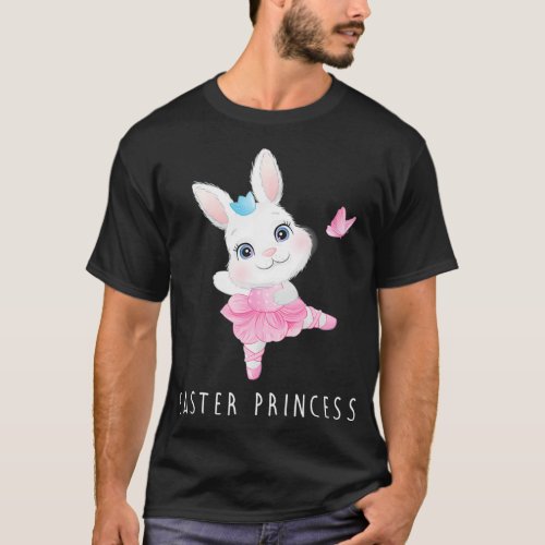 Happy Easter Bunny Princess Rabbit Kids Design Out T_Shirt