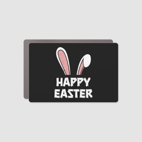 Happy Easter Bunny Rabbit Ears Car Magnet