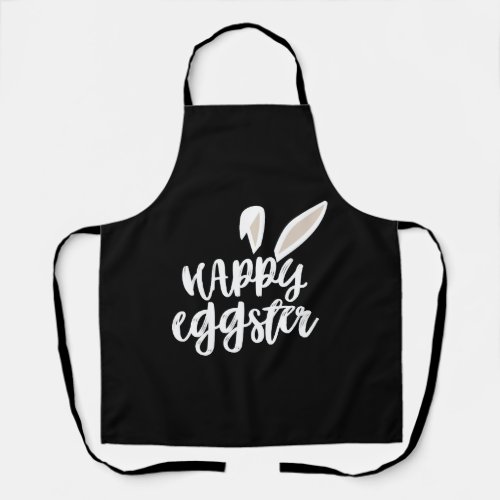 Happy Easter Bunny Rabbit Ears Funny Easter Day Wo Apron