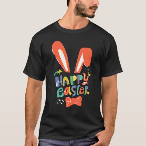 Happy Easter Bunny Rabbit Face  Easter Day Women G T_Shirt