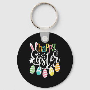 Happy Easter Bunny Rabbit Face Funny Easter Day Wo Keychain