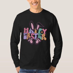 Happy Easter Bunny Rabbit Face Funny Easter Day Wo T-Shirt