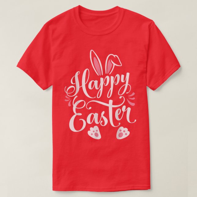 Happy Easter Bunny Rabbit Face Funny Easter Day Wo T-Shirt (Design Front)