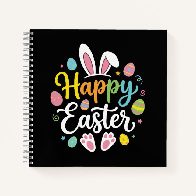 Happy Easter Bunny Rabbit Funny Easter Day Women  Notebook (Front)