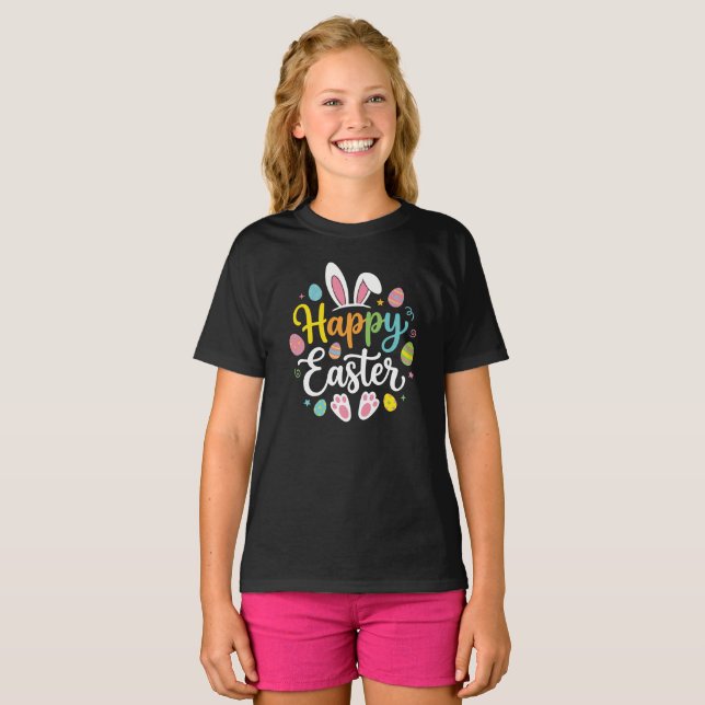 Happy Easter Bunny Rabbit Funny Easter Day Women  T-Shirt (Front Full)