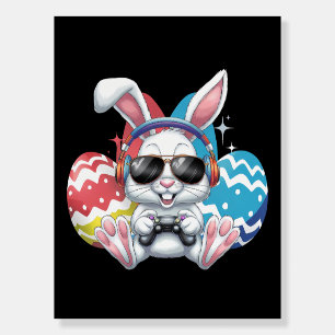 Happy Easter Bunny Rabbit Gaming Gamer Games Foam Board