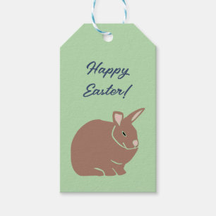 Happy Easter Bunny Rabbit  Gift Tags