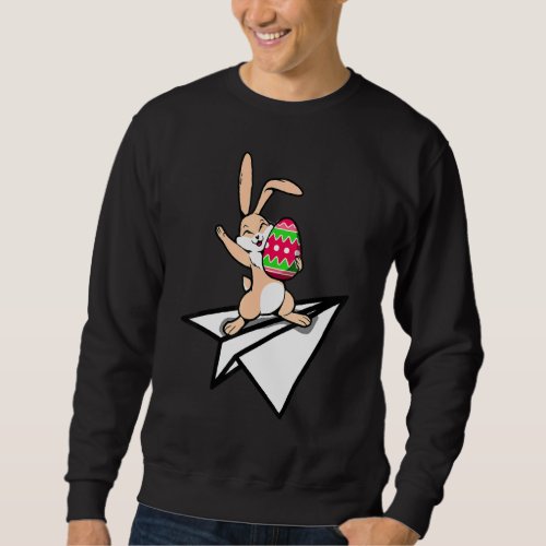 Happy Easter Bunny Rabbit Spring Egg Hunt Boys Gir Sweatshirt