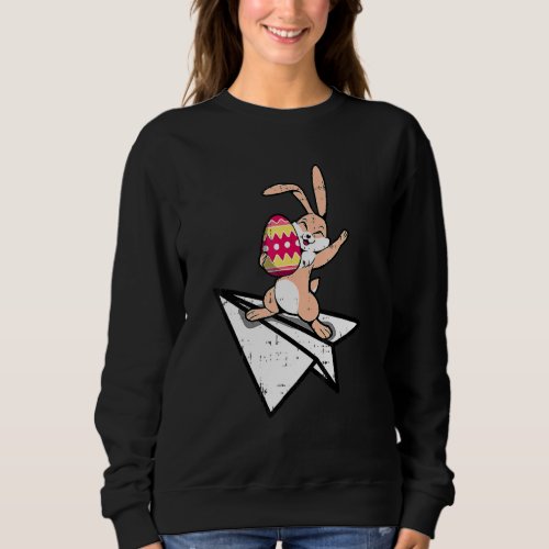 Happy Easter Bunny Rabbit Spring Egg Hunt Boys Gir Sweatshirt