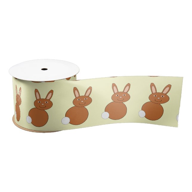 Happy Easter Bunny Ribbon (Spool)