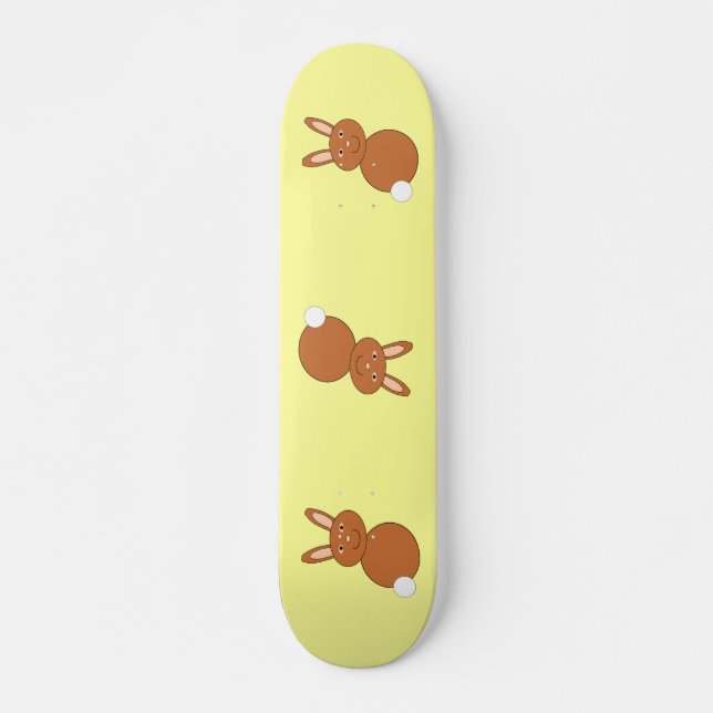 Happy Easter Bunny Skateboard (Front)