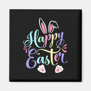 Happy Easter Bunny Spring Easter Egg Easter Shirts Magnet