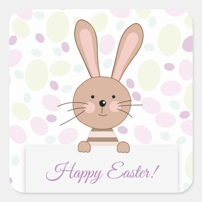 Happy Easter Bunny Stickers (Front)