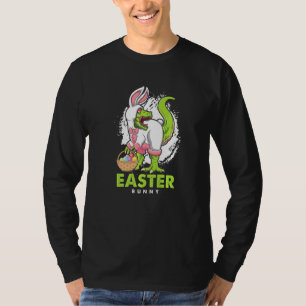 Happy Easter Bunny T Rex Dino Rabbit Egg Hunt Reli T-Shirt