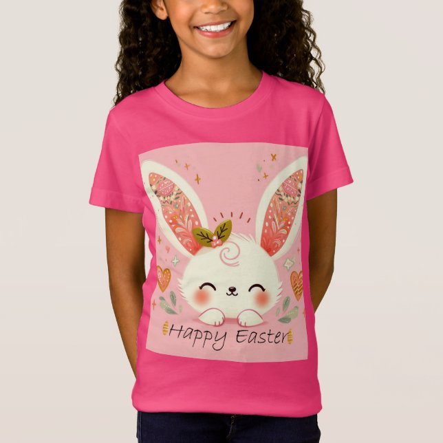 Happy Easter bunny T-Shirt (Front)