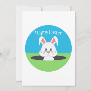 Happy Easter Bunny Thank You Card