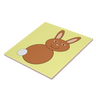 Happy Easter Bunny Tile