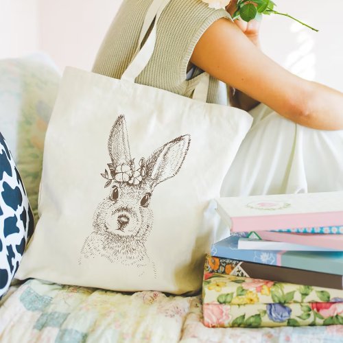 Happy Easter Bunny Tote Bag