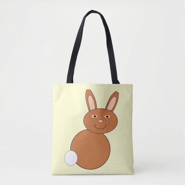 Happy Easter Bunny Tote Bag (Front)