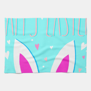 happy easter bunny towel