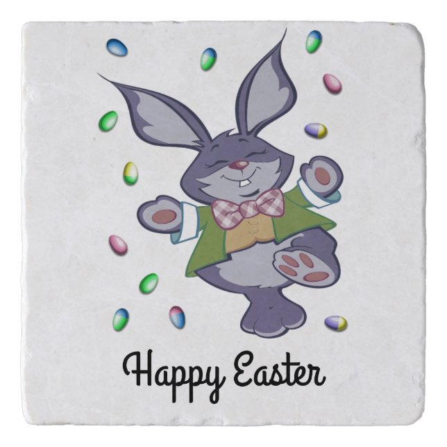 Happy Easter Bunny Trivet (Front)