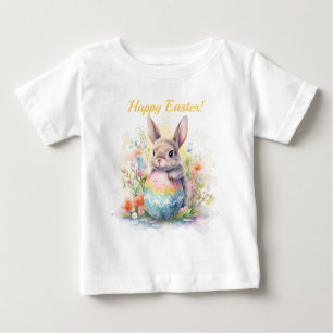 Happy Easter Bunny Vintage Baby T-Shirt
