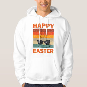 Happy Easter Bunny Vintage Rabbit S Clothes Outfit Hoodie