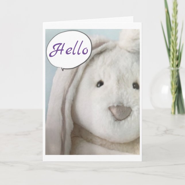 ***HAPPY EASTER*** BUNNY'S  EASTER CARD (Front)