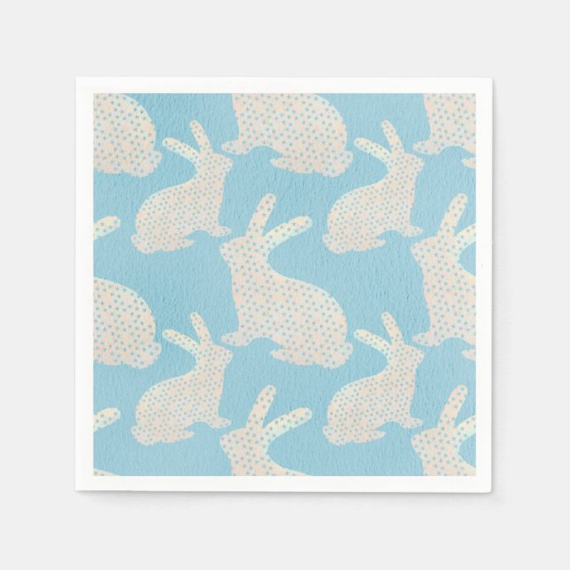 Happy Easter - Bunny's pattern Napkins (Front)