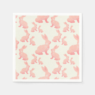 Happy Easter - Bunny's pattern Napkins