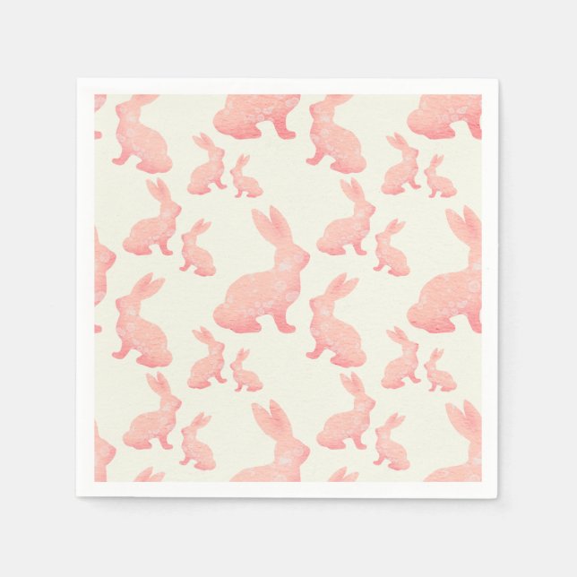 Happy Easter - Bunny's pattern Napkins (Front)