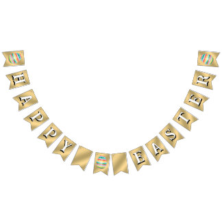 Happy Easter Bunting Banner Easter Bunny Decoratio