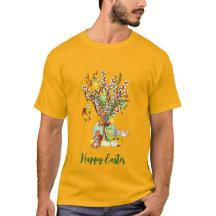 Happy Easter Busy Tree Hanging Chick Egg Bunny Fun