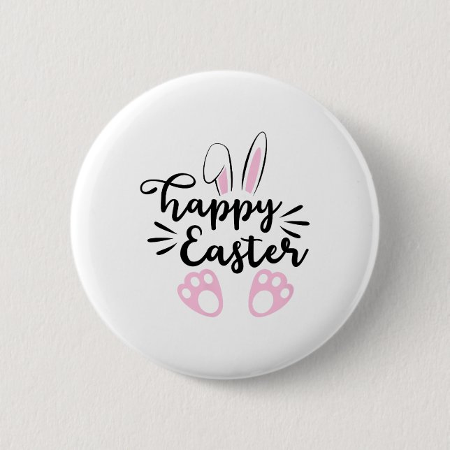 Happy Easter  Button (Front)
