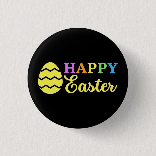 Happy Easter  Button (Front)